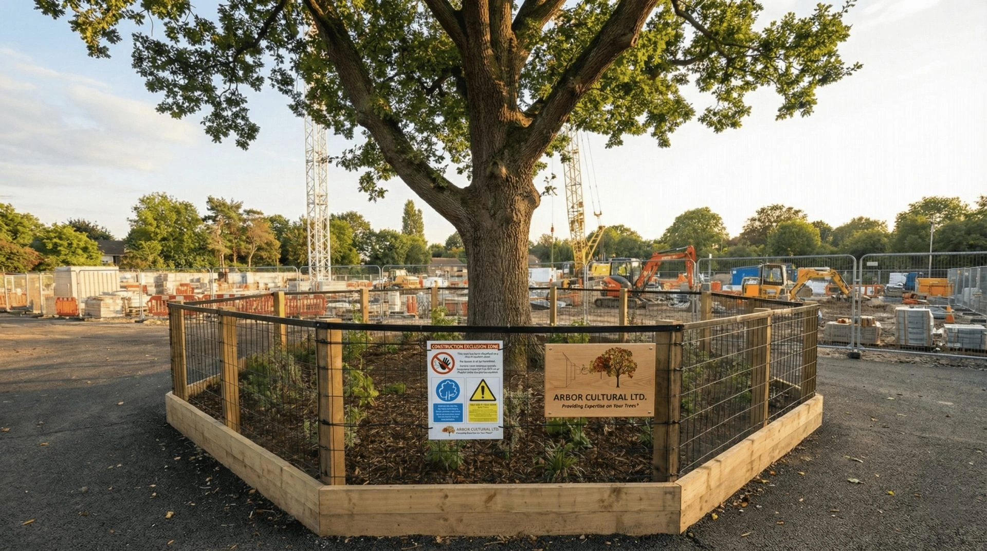 tree report Bognor Regis - tree protection and construction planning